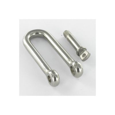 Manille Droite Longue Forgée Inox A4 Diamètre 8 - 1 pièce
