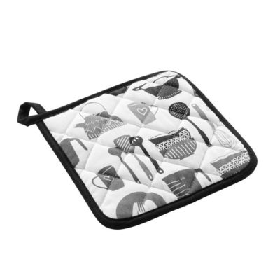Manique de Cuisine avec Silicone "Kitchen" 19cm Noir