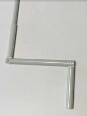 MANIVELLE COMPLETE DIAMETRE 12 LG1200 TRADI-MONO-BLOC (GRIS)