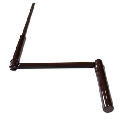 MANIVELLE COMPLETE DIAMETRE 12 LG1400 TRADI-MONO-BLOC (MARRON)