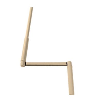 MANIVELLE COMPLETE DIAMETRE 12 LG1500 TRADI-MONO-BLOC (BEIGE)