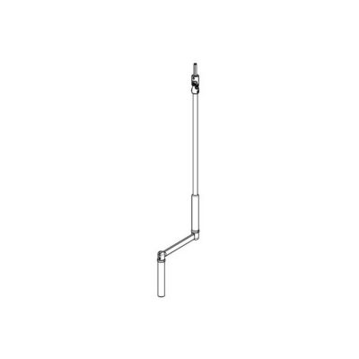 MANIVELLE COMPLETE DIAMETRE 12 LG1550 POUR MANOEUVRE DE SECOURS (BLANC ...