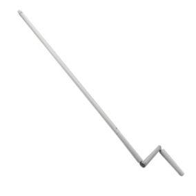 MANIVELLE COMPLETE DIAMETRE 13 LG2000 (BLANC RAL9016)