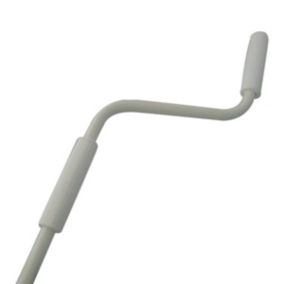 MANIVELLE DE STORE A CROCHET L 1200 BLANC
