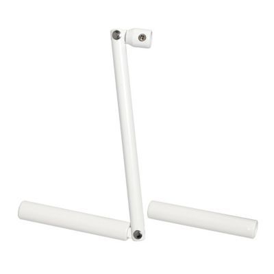 Manivelle en acier blanc hexagonale Protecta