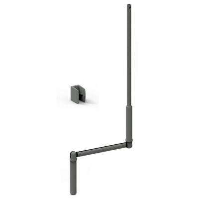 Manivelle gris anthracite de volet roulant 1300 mm 12 mm