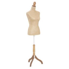 Mannequin Tressé en Bois "Carmen" 160cm Beige