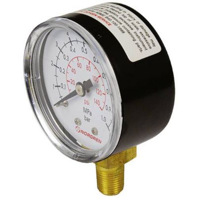 Manomètre IMI NORGREN 18-015-028 avec Raccordement par le Dessous 0 à 25 bar