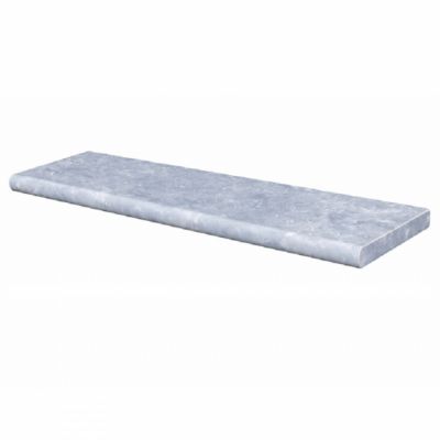 Marche d'escalier en marbre Nero - Bord Rond - 100 x 33 x 3 cm - pièce - C-NEGOCE