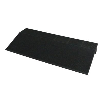 Marche de terrasse composite anthracite Blooma Angara 40 x 20 cm