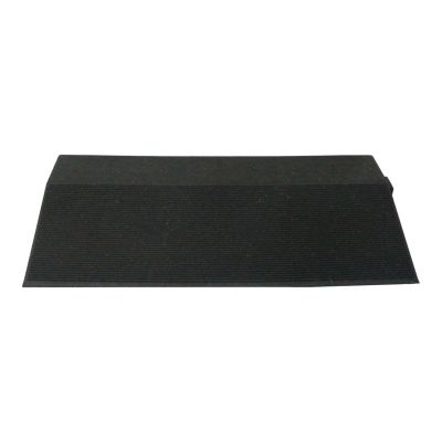 Marche de terrasse composite aspect pierre anthracite Angara Klikstrom 40 x 20 cm