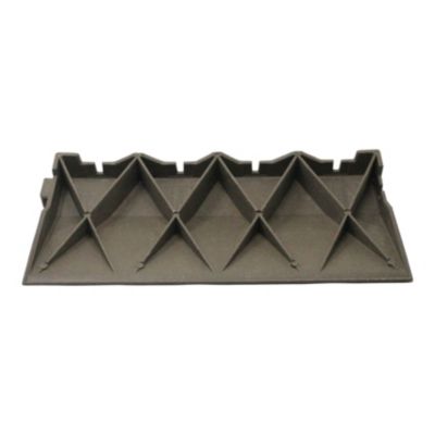 Marche de terrasse composite marron Angara Klikstrom 40 x 20 cm