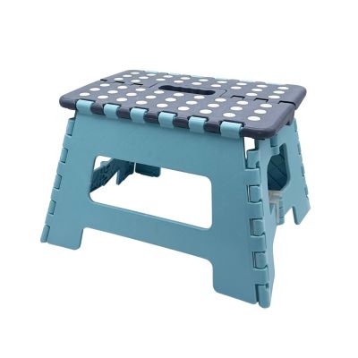 Marchepied 1 marche H.22 cm bleu gris