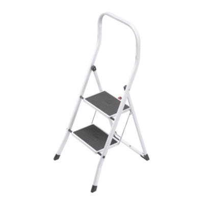 Marchepied 2 marches pliant avec garde-corps extra haut Hailo Safety 2