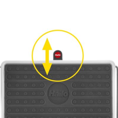 Marchepied 2 marches pliant avec garde-corps extra haut Hailo Safety 2