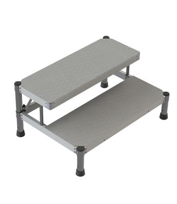 Marchepied aluminium 2 marches - Largeur 1.00m - MP2-100