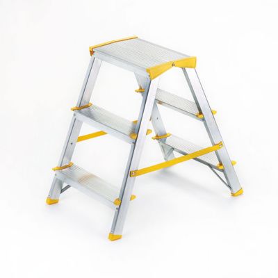 Marchepied double accès 2x2 marches - Hauteur max. de travail 1,9m - 922