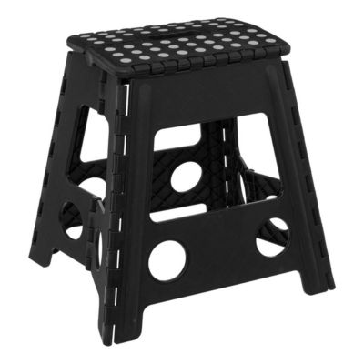 Marchepied en plastique 39cm - Noir - 5five