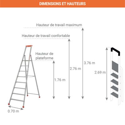 Marchepied MP PRO 8 marches - TUBESCA-COMABI - 2370008
