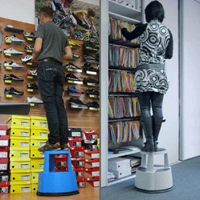 Marchepied tabouret bleu - Hauteur de travail max. 2.41m - 4111034202