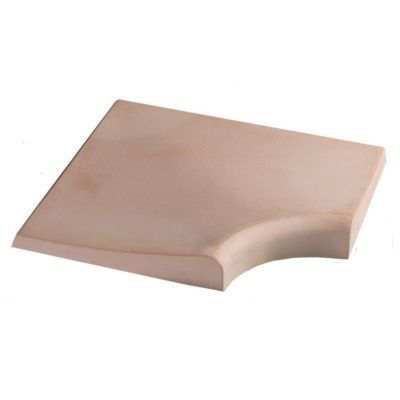 Margelle angle rentrant saumon, ép.6 cm