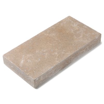 Margelle de piscine Pierre d'Egypte Beige 60x30x8 cm Bord Droit (à l'unité) - RO'MA NATURE