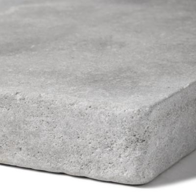 Margelle de piscine Pierre de l'Atlas Gris 61x33x5 cm Bord Droit (à l'unité) - RO'MA NATURE