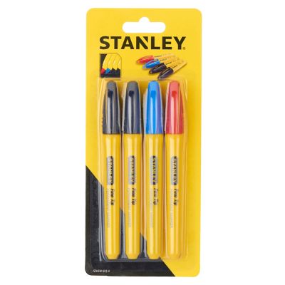Marqueur à pointe fine bleu Stanley - 2 pièces