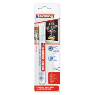 Marqueur craie liquide effaçable pour fenêtres et tableaux noirs Edding e-4095
