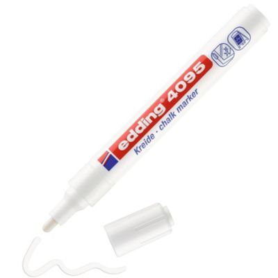 Marqueur craie liquide effaçable pour fenêtres et tableaux noirs Edding e-4095