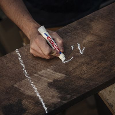 Marqueur de pâte couvrante spécial industrie Edding e-950 blanc