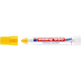 Marqueur de pâte couvrante spécial industrie Edding e-950 jaune