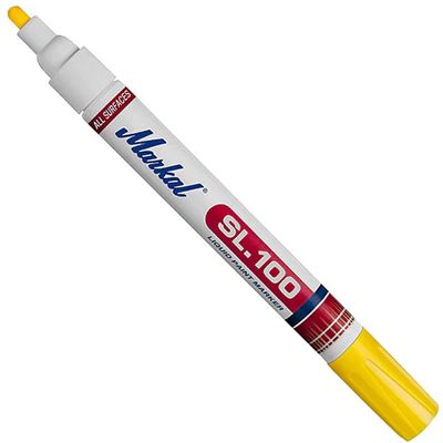 Marqueur industriel JAUNE peinture liquide SL.100-031240220