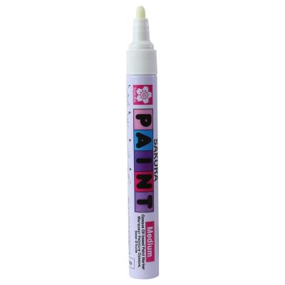 Marqueur peinture pointe medium blanc Sakura