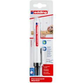 Marqueur permanent rétractable tout matériaux Edding e-11