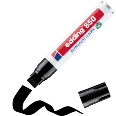 Marqueur permanent taille XXL tout matériaux, corps aluminium Edding e-850