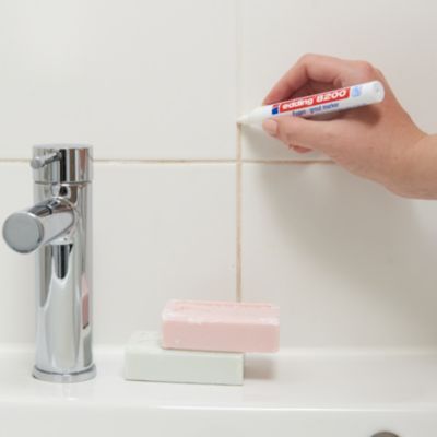 Marqueur rénovateur de joints - cuisine et salles de bains edding e-8200