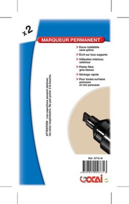 Marqueur tous supports Ocai - 2 pièces