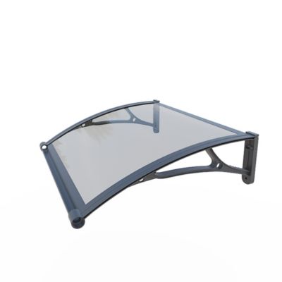 Marquise aluminium et polycarbonate WERKA PRO
