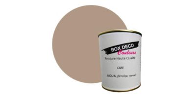 Marron Café Peinture carrelage et faïence murale aspect velours-satin Aqua carrelage Marron Cafe - 750 ml