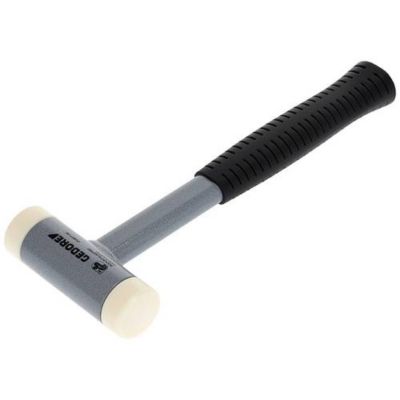 Marteau antichoc de retour Gedore 8829090 - 295 mm, tête polyamide, manche tube acier
