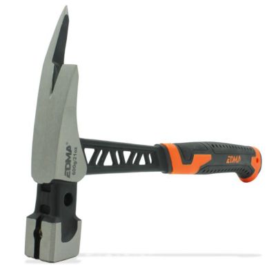 Marteau de charpentier EDMA 36255 - tête 600 g, manche évidé anti-vibrations, poignée antidérapante.