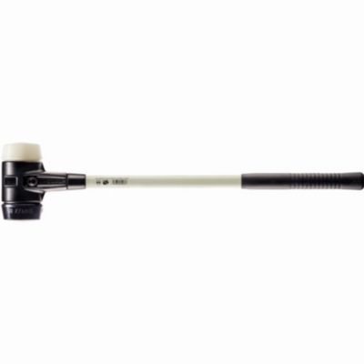Marteau frappeur HALDER SIMPLEX 3728, embouts caoutchouc chargé/nylon, manche fibre de verre