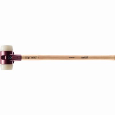 Marteau frappeur HALDER SIMPLEX en nylon, boîtier fonte malléable, manche hickory D 80 mm modèle 3008