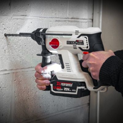 Marteau perforateur sans fil X-Performer 20V avec batterie 4Ah et chargeur rapide 2H