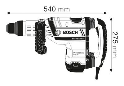 Marteau-piqueur 1500 W SDS-Max GSH 7 VC - 13 J - 8,4 kg - 0611322000