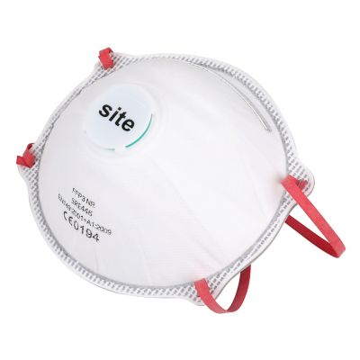 Masque anti-poussière FFP3 avec valve Site, 2 pièces