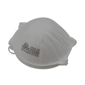 MASQUE ANTIPOUSSIERE (LOT DE 20) BLANC - Masque Respiratoire Chant