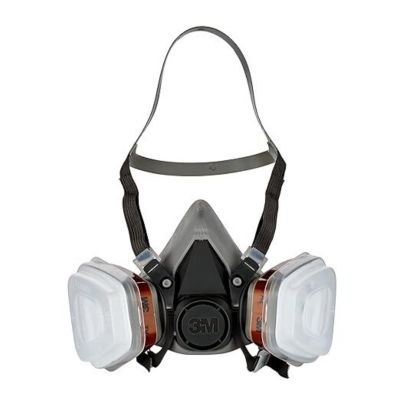 Masque de Peinture réutilisable, masque anti poussiere, masque a gaz, Filtres remplaçables