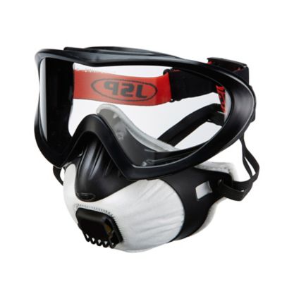 Masque de protection respiratoire Site FFP2 NR avec lunettes intégrées